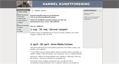 Desktop Screenshot of hammelkunstforening.dk